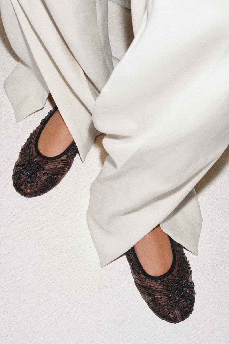 Ballerinas Mesh Embroidered S