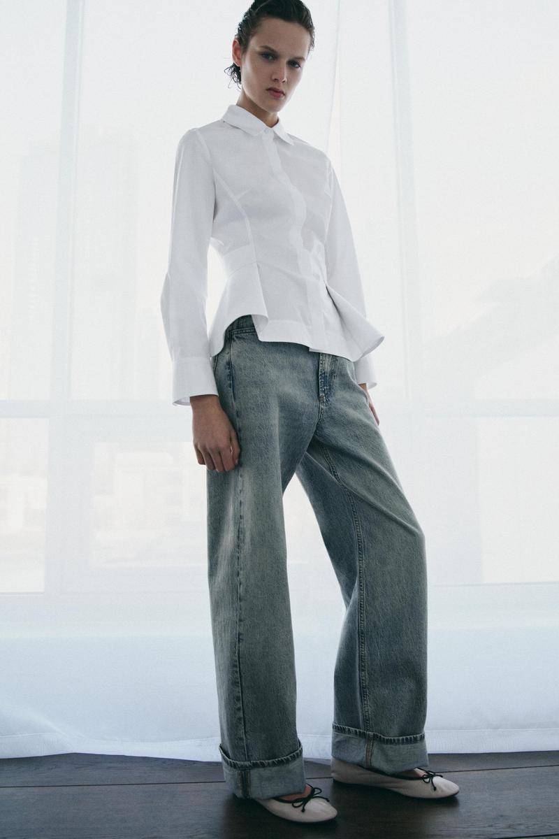 Shirt Poplin Peplum ZW Collection