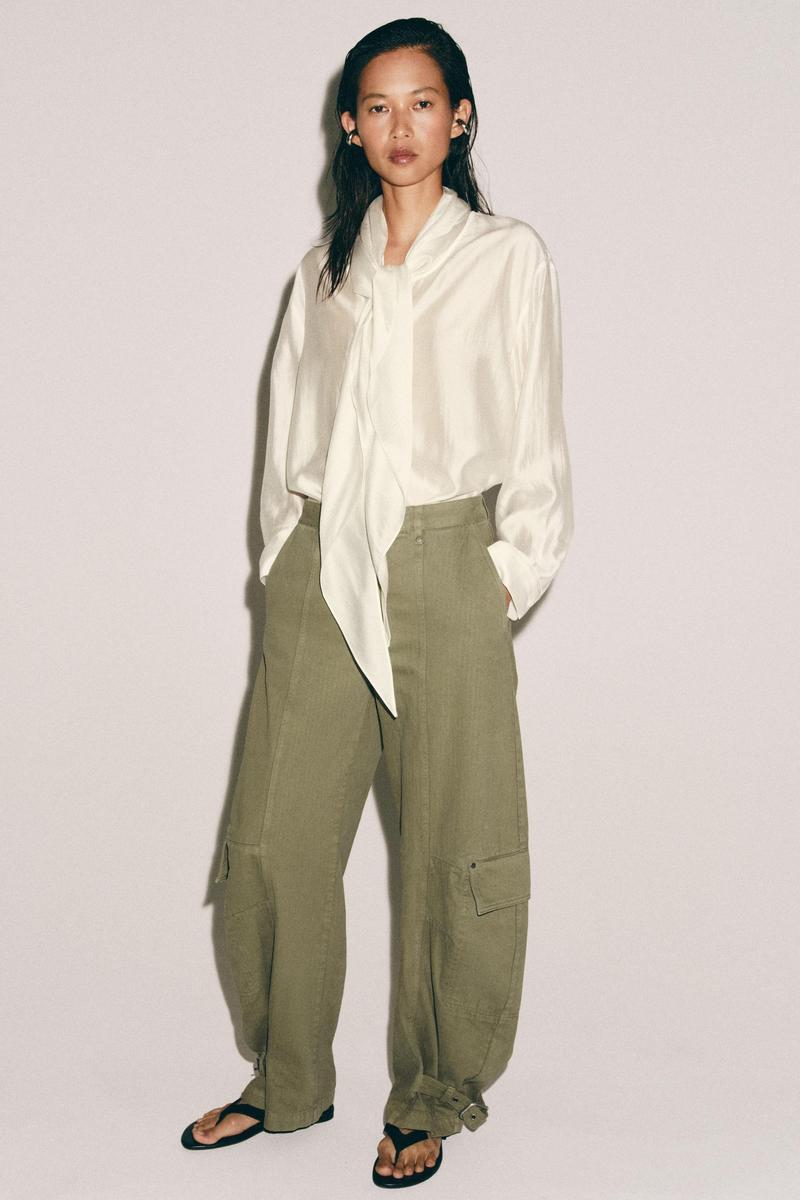 Shirt Fluid With Bows ZW Collection