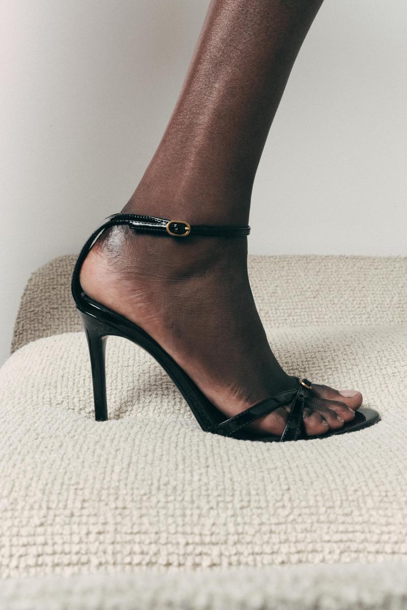 Sandal High-heeled With Buckle