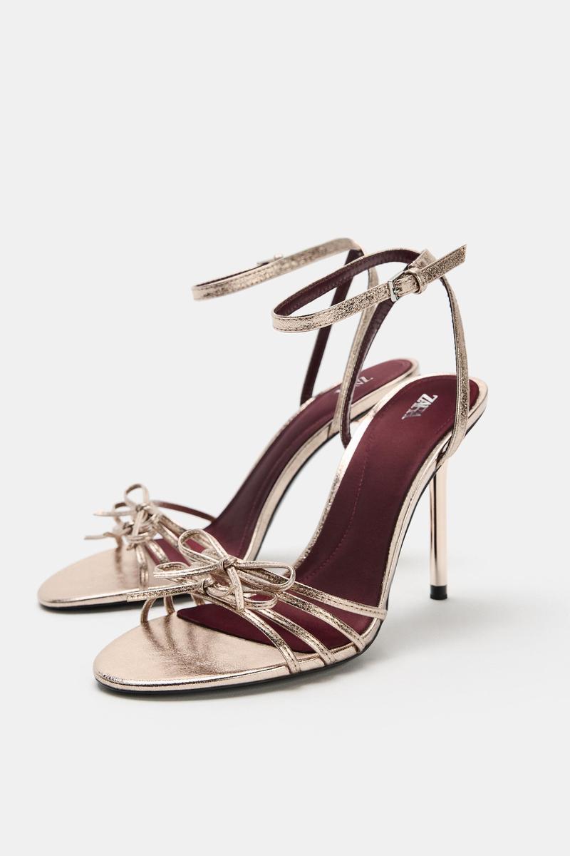 Sandal Heeled With Bows